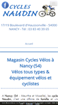 Mobile Screenshot of cycles-naudin.com