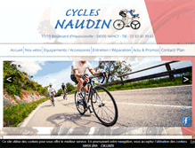 Tablet Screenshot of cycles-naudin.com